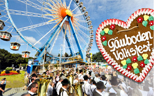 Gäubodenvolksfest - Lebkuchenherz - Riesenrad