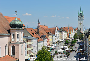 Straubing Theresienplatz - Fußgängerzone erweitert